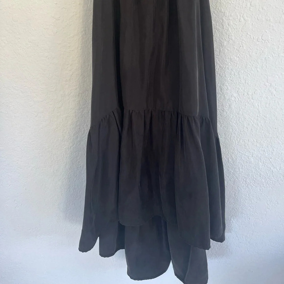 NWT Karina Grimaldi x Revolve Alex Mini Cutout Dress Black Silk Size XS - Picture 4 of 4